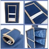 Aptel Organizer wiszący su 10 półkami 20x29x120cm Mėlyna (1234013)