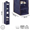 Aptel Organizer wiszący su 10 półkami 20x29x120cm Mėlyna (1234013)