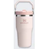 Stanley The IceFlow Flip Straw 2.0 Tumbler termospullo, 600 ml, rožinis kvarcas