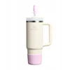 Stanley Apsauginis dangtelis ir šiaudelių antgaliai, 2 vnt. rinkinys termini ams 0,89 l/0,59 l The Quencher Boot + Straw Topper rožinės spalvos