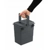 Hailo Wall-mounted waste bin FlexBox S / 7L / dark pilkas