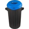 Style Waste bin Eco solution 35L 42,5x37,5x54cm dark pilkas/mėlynas