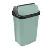 Keeeper Waste bucket with rotating lid 10L Rasmus 25,5x19x39cm žalias