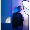 „Neewer“ žiedinė lemputė, apvali, LED, su kraštais apšviesta, RGB „Bluetooth“ vlog lempa, 65 W, 18 colių, 14 mm, 16 mm / Gr18c