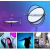 „Neewer“ žiedinė lemputė, apvali, LED, su kraštais apšviesta, RGB „Bluetooth“ vlog lempa, 65 W, 18 colių, 14 mm, 16 mm / Gr18c