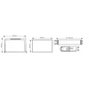 Pulsar ARAD3N Rack korpusas 3U/400mm