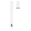 Araree Connect Hibrīdā Ādas-Silikona Magnētiskā Cilpas Josta 22mm (M/L 130mm) Balta