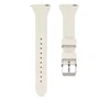 Araree Connect T-Buckle Silikona Cilpas Siksna Melna 20mm (M/L 130mm) Sudrabs