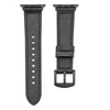 Araree Connect Hibrīda Ādas-Silikona Pulksteņa Siksna 38/40/41mm (M/L 132mm) Melna