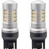 LED lemputės Canbus 3030 24smd T20 WY21W oranžinės gintaro spalvos 12v 24v amio-02393