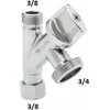 Arco ConeKta 3/4 GZ x 3/4 GZ x 3/8 RN su metaline rankenėle
