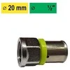 Arco Perėjimas 872215A presuojamas 20×2.00-1/2″ vidinis sriegis