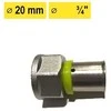 Arco Perėjimas 872220A presuojamas, 20×2.00-3/4 vidinis sriegis