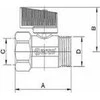 Ventilis mini ARCO v./iš. mėlynas A2207