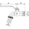 Ventilis sodo ARCO SENA 1x1/4 ilga rankena 155105