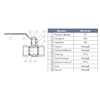 Arco Ventilis 150606 Sena, 1 1/4", vidinis/išorinis sriegiai