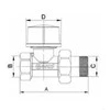 Ventilis termostat. 501285 GHT(M30) ARCO