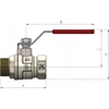 Arco Ventilis 150605 Sena tiesus, 1″, vidinis/išorinis sriegiai