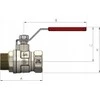 Ventilis ARCO SENA v./iš. sriegis 1/2x1/2 ilga rank. 750603