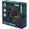 ARCTIC P12 Pro PST CO PWM korpuso ventiliatorius – 120mm, juodos spalvos