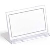 Galeria Papieru *Dėklas vardinei kortelei SRD516, 80x57mm, pastatomas, kieto plastiko, skaidrus