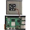 Argon40 Argon Poly+ 5 – ABS korpusas su 30 mm PWM ventiliatoriumi, skirtas Raspberry Pi 5 – juodas