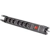 ARMAC Multi M6 Apsaugos nuo viršįtampių stovas 19 colių 6x IEC 3m juodas