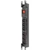 ARMAC Multi M6 Apsaugos nuo viršįtampių stovas 19 colių 6x IEC 3m juodas