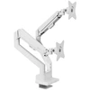 Laikiklis Arozzi Desk Mount | Neo Duo - Gas Spring Monitorius Arm AZ-ALZARE-NEO-DUO-WT | Tilt, Swivel, Rotation | Maximum weight (capacity) 9kg | Baltas
