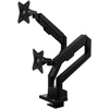 Laikiklis Arozzi Desk Mount | Neo Duo - Gas Spring Monitorius Arm AZ-ALZARE-NEO-DUO-BK | Tilt, Swivel, Rotation | Maximum weight (capacity) 9kg | Juodas