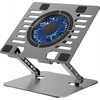 Cooling stand regulated for laptop ART P12 1 x USB A LED aliuminio