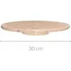 Maku tortinė 30cm , rotacinė , marmurinė, smėlio spalvos