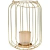 Art-Pol Home Styling Collection Žibintas žvakidė auksinis 21,5 cm