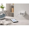 Art Smart Adapteris Lizdas 230V WIFI baltas dvigubas (SH-GW2W)
