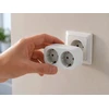 Art Smart Adapteris Lizdas 230V WIFI baltas dvigubas (SH-GW2W)