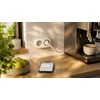 Art Smart Adapteris Lizdas 230V WIFI baltas dvigubas (SH-GW2W)