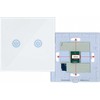 Art SMART LIGHT SWITCH ZIGBEE 3.0 dvigubas baltas ART oem