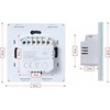 Art SMART LIGHT SWITCH ZIGBEE 3.0 dvigubas baltas ART oem
