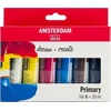 Artequipment TALENS AMSTERDAM Rinkinys 6X20ML PRIMARY COLORS uniw