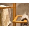 Asj Commerce Elegant Bamboo Rankšluostis Rack for 2 Towels