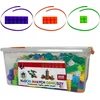 LITTLE GENIUS BLOCKS RINKINYS, KONSTRUKCINĖS PLOKŠTELĖS, 668 ELEMENTAI. ASKATO DOVANA