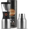 Asobu – „Cold Brew Cafetiere Sidabrinis“.
