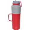 Asobu Twin Pack Butelis su puodeliu raudonas, 0,9 L + 0,6 L