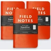 „Field Notes Expedition“ vandeniui atsparus užrašų sąsiuvinis, taškuotas, 3 vnt.