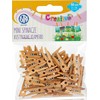 MINI CLIPS Medinės segtukai Astra 50 vnt