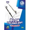Astra Techninis blokas A4 10k, baltas 170g, 10vnt.