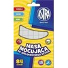 Plastilinas Astra, 50g, balta, daugkartinio naudojimo