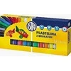 Plastilinas Astra 12 spalvų su blizgučiais
