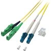 Kabelis Asus EFB Duplex Jumper LC-E2000 9/125, OS2, LSZH, gelb, 3mm,