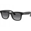 „RayBan Meta Wayfarer“ matinės juodos/gradiento grafito poliarizuoti akiniai